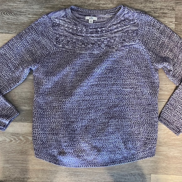 croft & barrow Other - New Womens size XL croft&barrow purple crew neck knit sweater